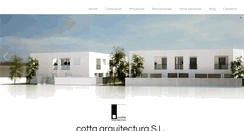 Desktop Screenshot of cottarquitectura.com